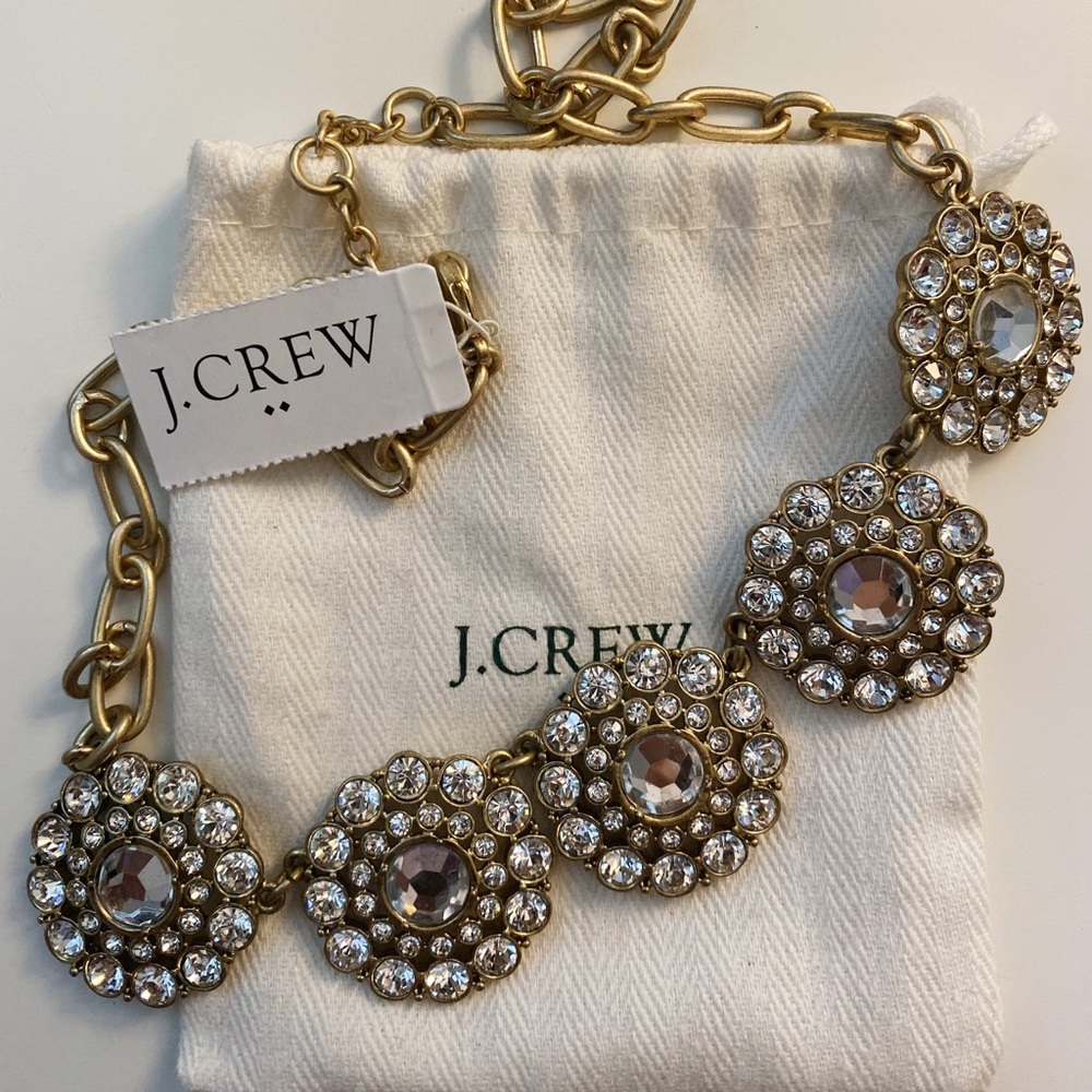 J.Crew layered Circle necklace NWT
